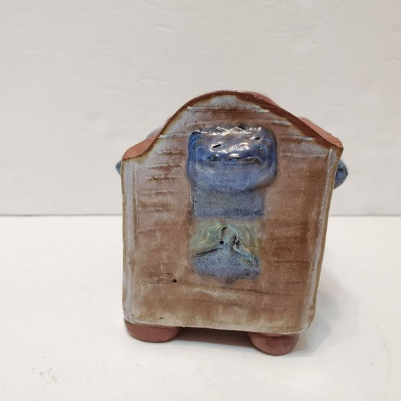 Earthworks Barbados Red Clay Ceramic Pottery Succulent Planter, Bonsai Plant Pot - Picture 6 of 11